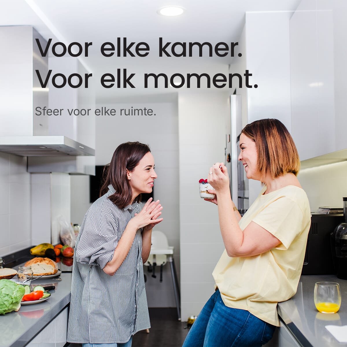 Modee LED Inbouwspot Vierkant - 4.8W 420 Lumen - 4000K Neutraal Wit - IP20 - Wit - 3 stuks