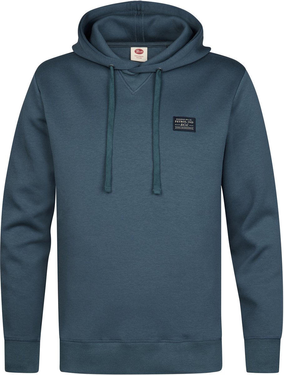 Petrol Industries - Heren Scuba hoodie ashwood - Blauw - Maat XXXL