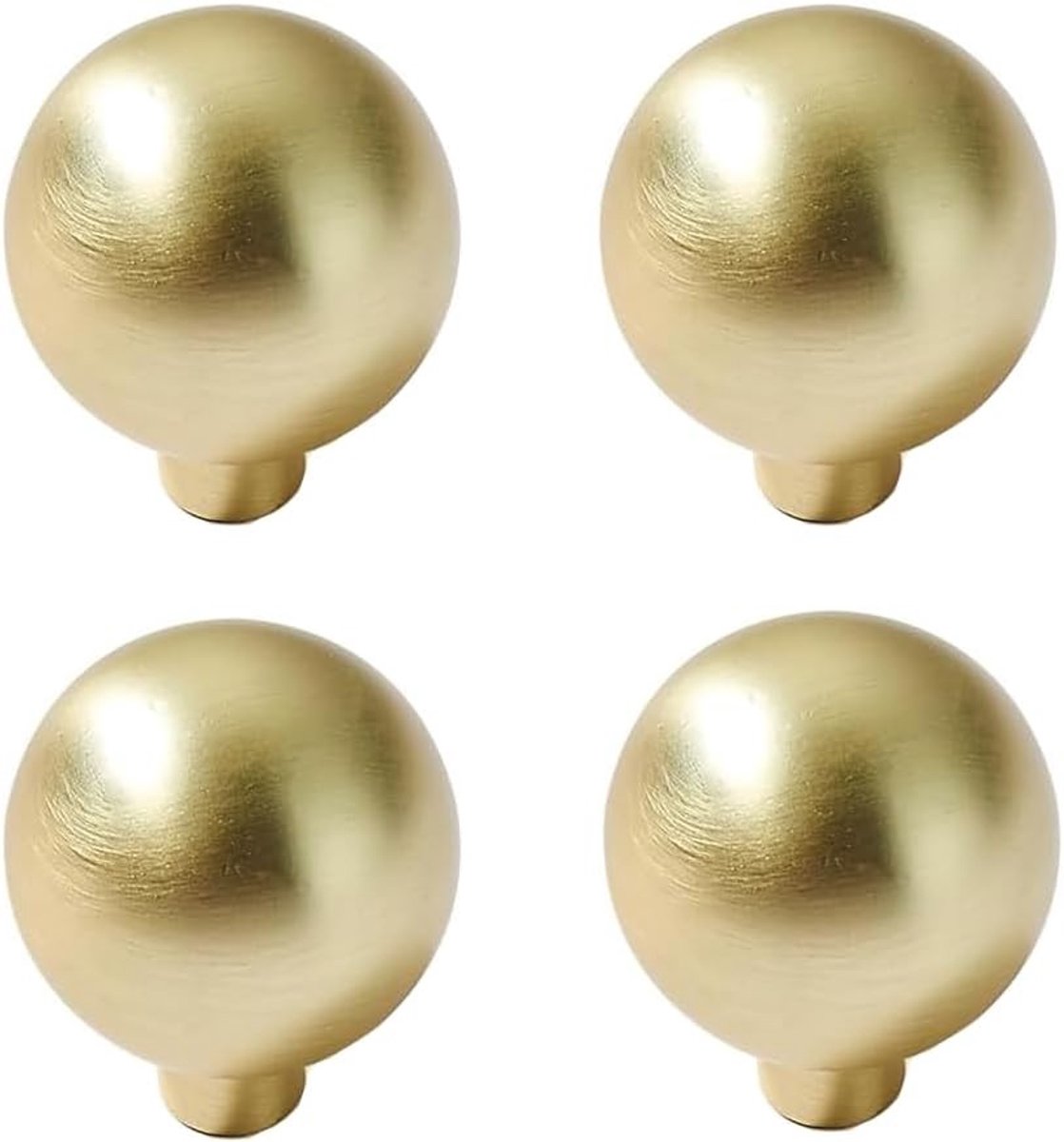 4 Stuks Gouden Deurgrepen, Kastknoppen en Lades, Elegante Handgrepen voor Keuken en Meubels