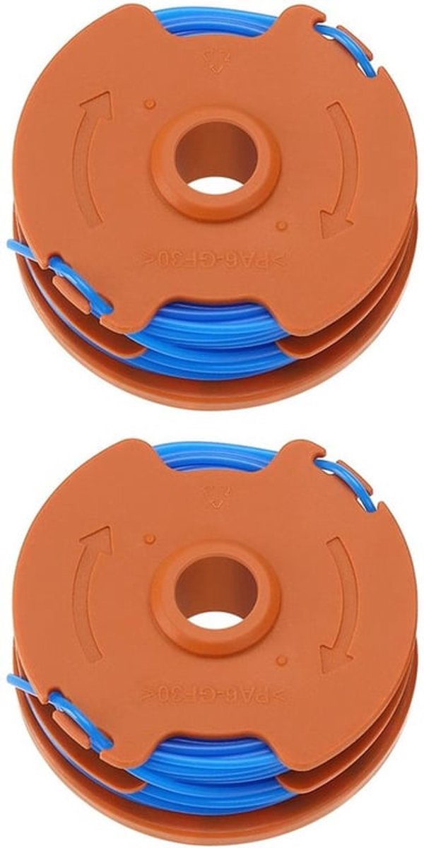 2PCS Dubbele Draad en Spoel Lijn 5M Compatibel met Titan Grastrimmer Graskant Trimmer Accessoires