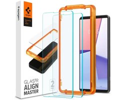 Spigen AlignMaster Geschikt voor Sony Xperia 1 VI - 9H Tempered Glass Screen Protector - Case Friendly - Gemakkelijke Installatie - 2-Pack