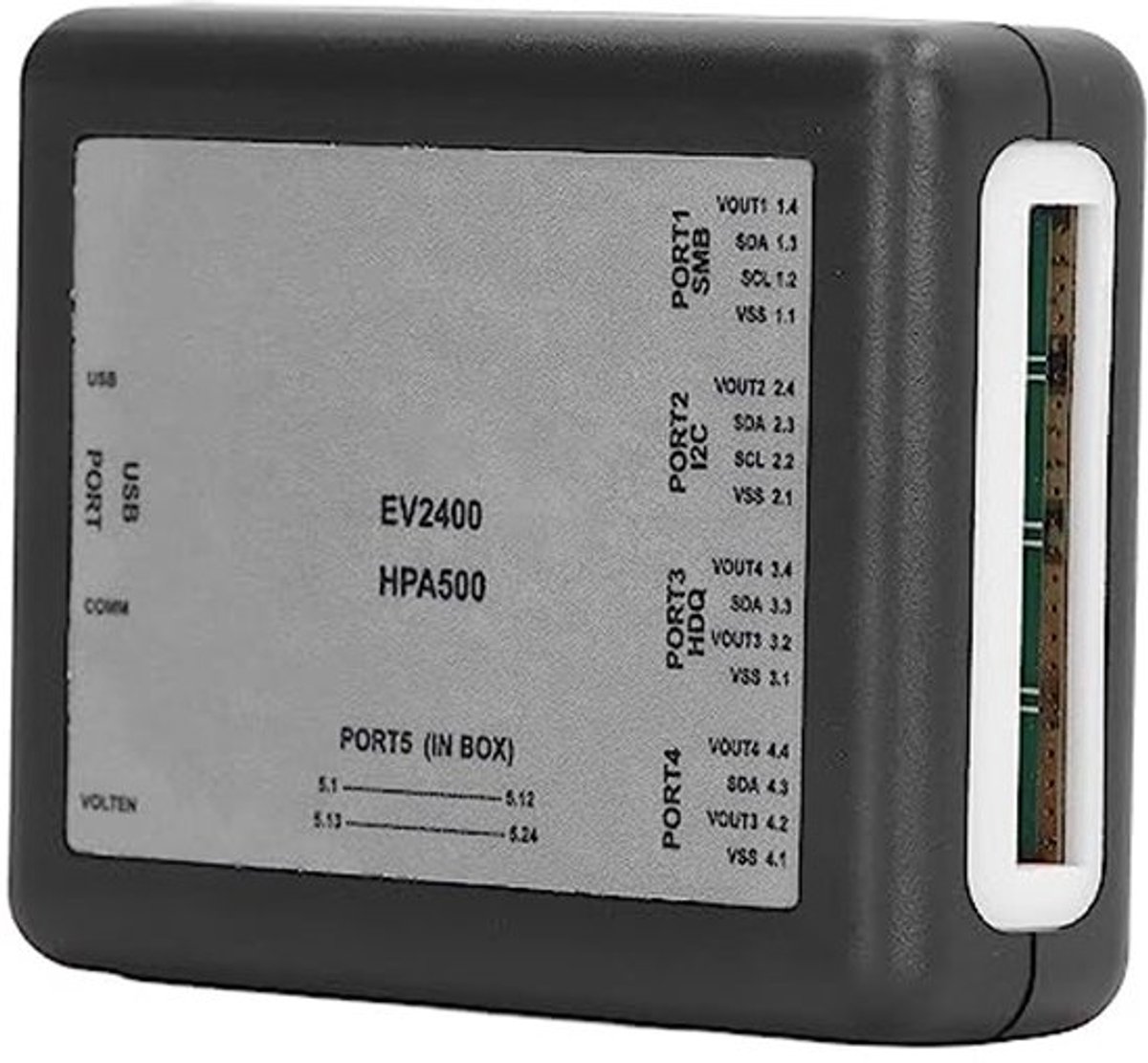 Batterijreparatie SMB Comm Box EV2400 met behuizing en kabel voor batterijdetectie en debuggen, geschikt voor nauwkeurige foutdiagnose en onderhoud
