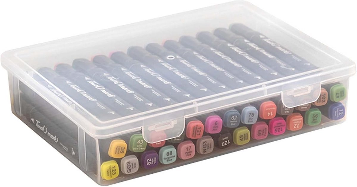 Transparante Plastic Dozen met Deksel, Waterdichte Opbergdozen voor Pillen, Kralen en Sieraden (M)