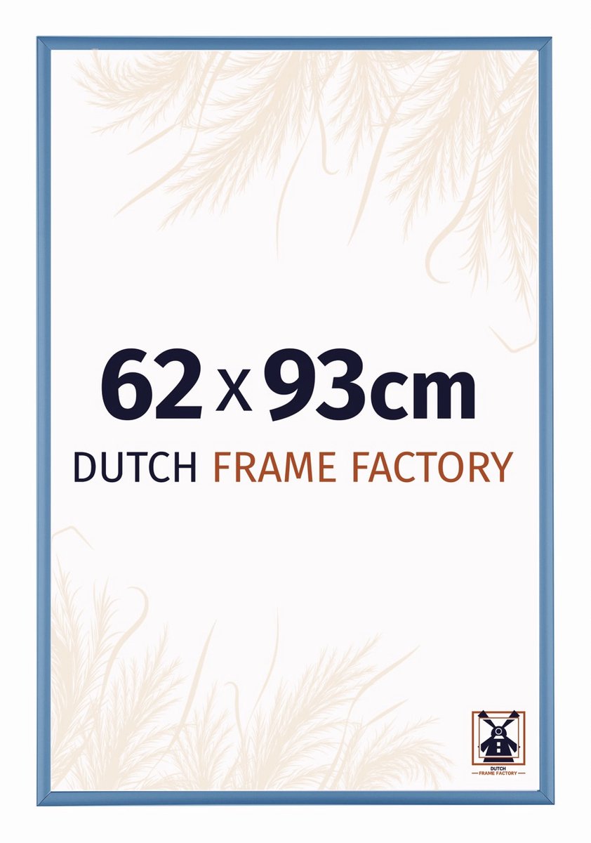 Fotolijst 62x93 cm - Aluminium - Staal Blauw - Kampen