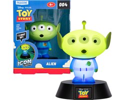 Toy Story Alien Icon Light, 3D Karakterlamp voor Slaapkamer, Bureau of Plank, Zachte Gloed Kinderlamp, Werkt op Batterijen, Verzamelobject – Paladone