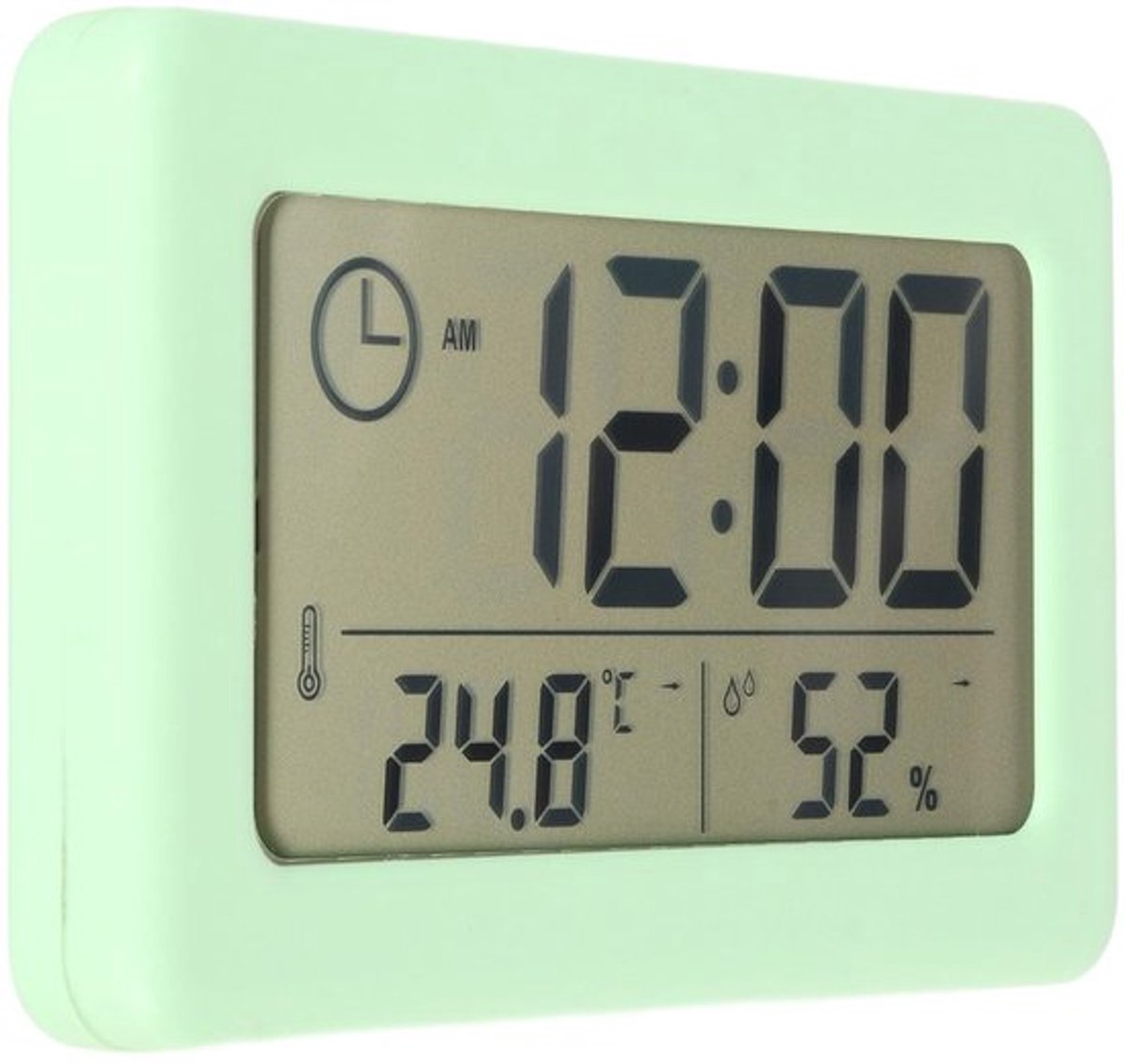 Multifunctionele LCD digitale klok LCD digitale klok Multifunctionele elektronische klok met LCD-scherm Stille nachtlampje detectie Elektronische wekker voor thuis