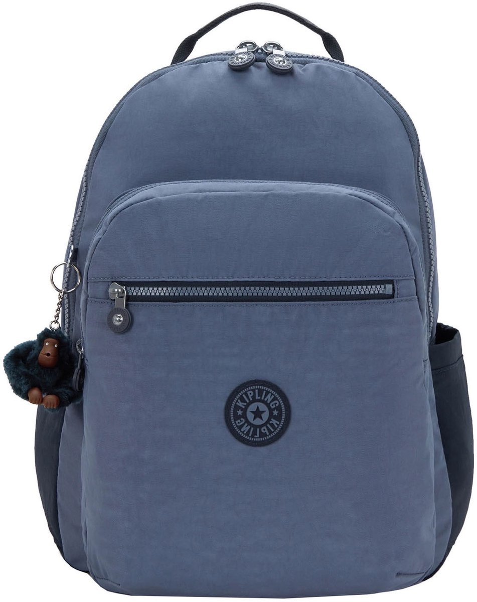 Kipling Seoul College Extra Rugzak School - 15 laptopvak - game grey