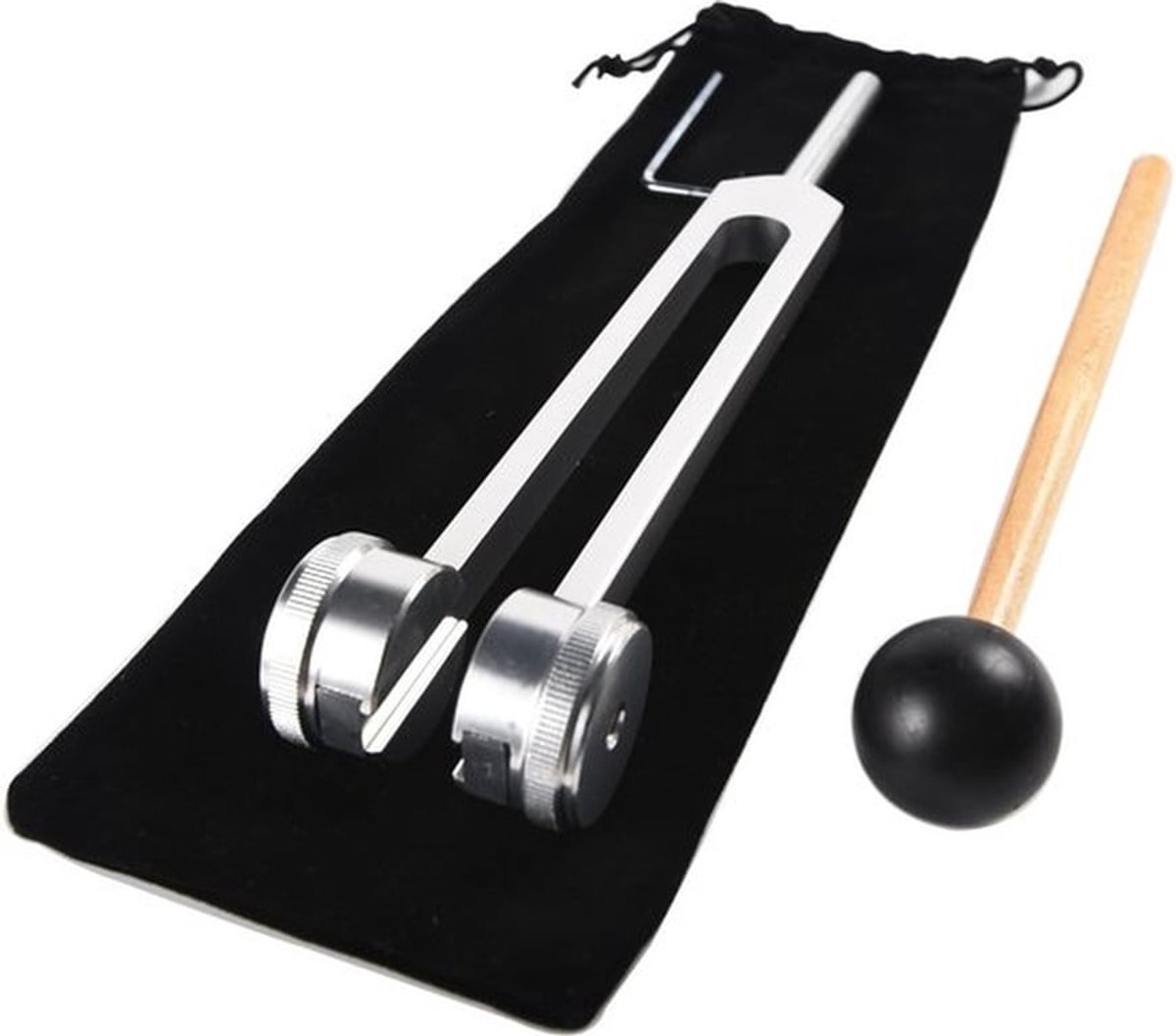 Medische stemvork van aluminiumlegering met 128 Hz frequentie, geschikt voor geluidstherapie, trillingen en genezing, duurzaam en nauwkeurig instrument
