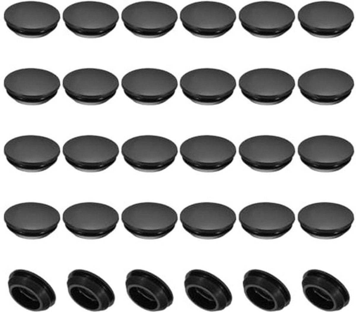 Silicone Ronde Drukknop 20mm - 30 Stuks - Hoogtemperatuurbestendig en Waterdicht