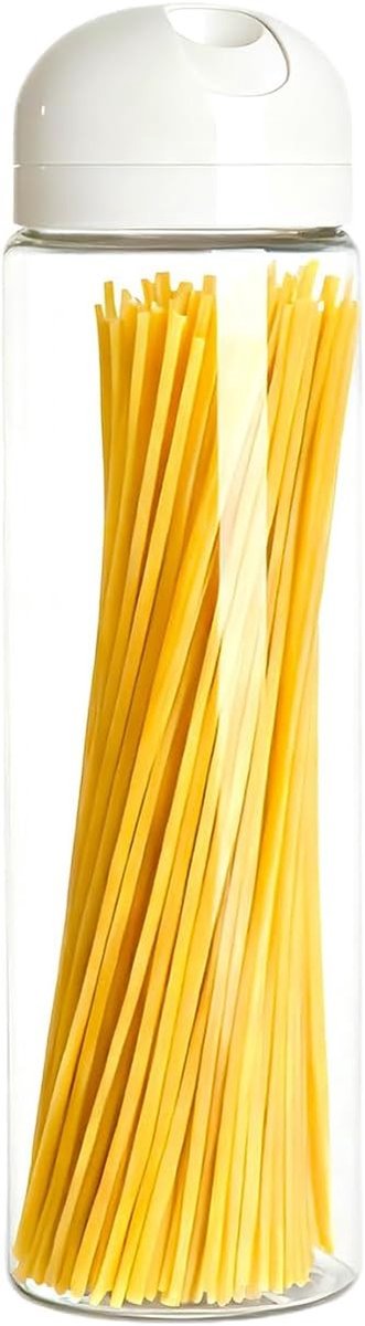 Ruime 1.4 L Glazen Opslagpot - Borosilicaatglas met Luchtdichte Deksel voor Pasta, Spaghetti en Keukenopslag - Transparante Container