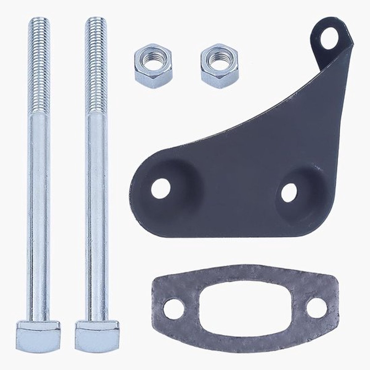Uitlaatdemper Reparatieset voor Husqvarna 50 51 55 Rancher - Schroef Bolt Beugel Afdichting