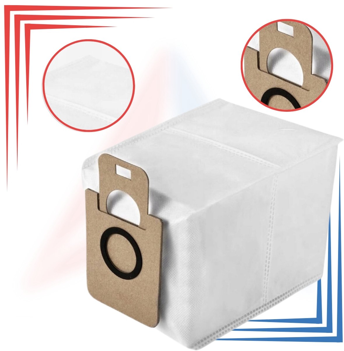 AreoSe - Stofzuigerzakken voor Dreame L10S Ultra L10 L20, Xiaomi Vacuum X10 X10+ X20+ - 12 stuks