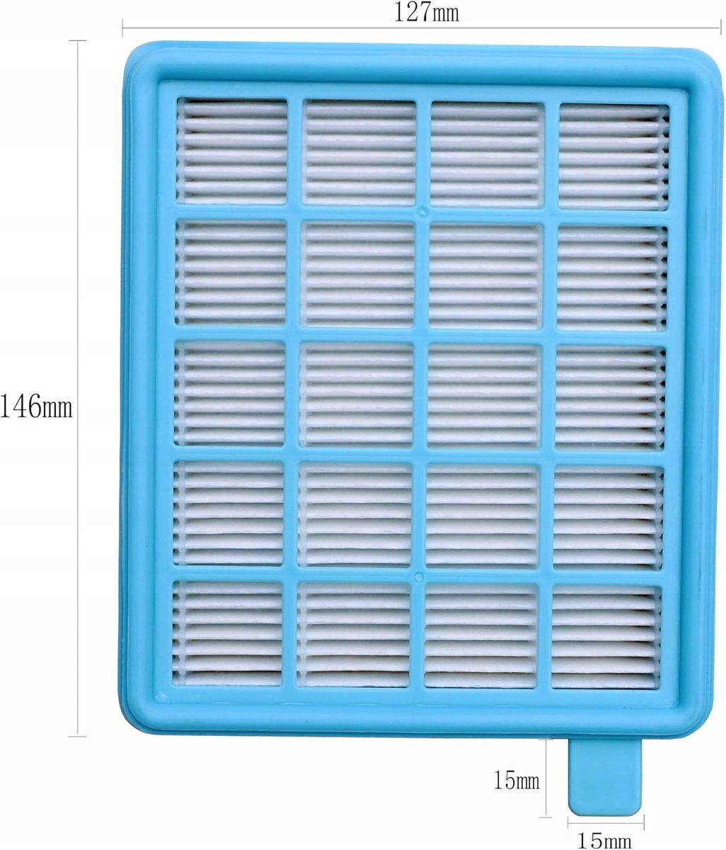 AreoSe - HEPA-filter voor PHILIPS PowerPro Active FC8058/01 - 4 stuks
