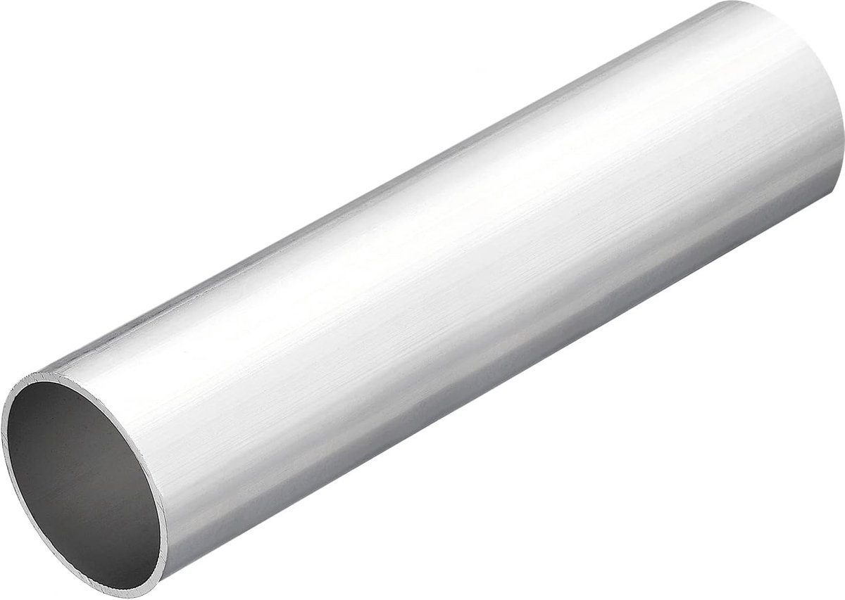 sourcing map 6063 Aluminium ronde buis 35 mm AD 32 mm binnendiameter 150 mm lengte buisleiding slangen voor industrie knutselprojecten