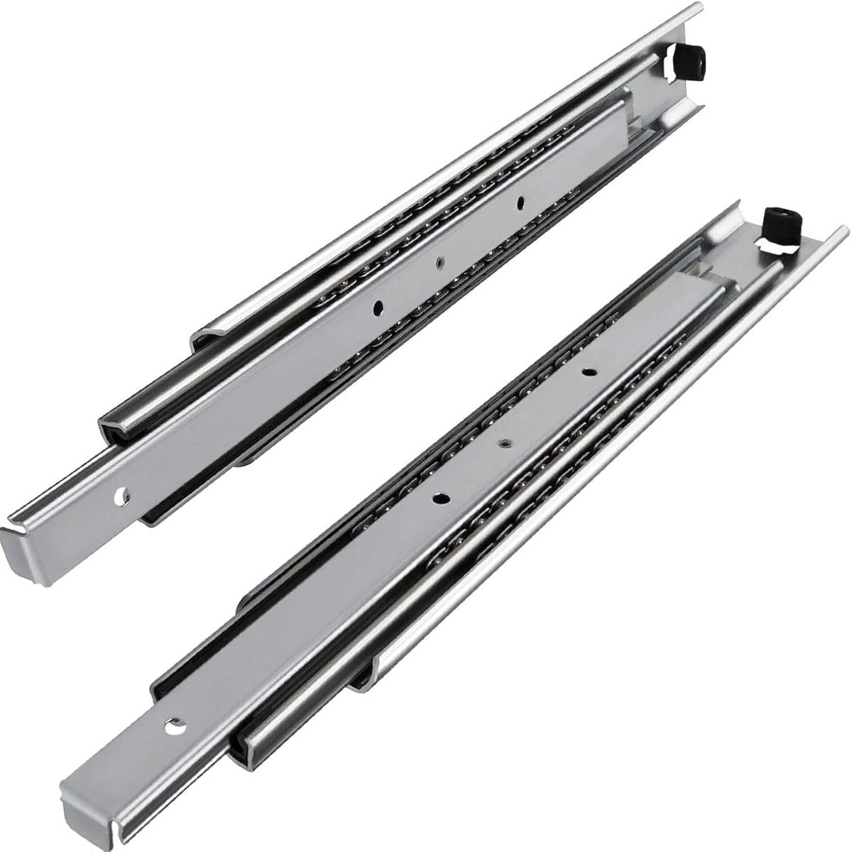 KV1-80-H53-L250-NF Volledig uitschuifbare lades 25 cm (250 mm) kogelgeleiding, belastbaar 80 tot 100 kg, verpakking van 2