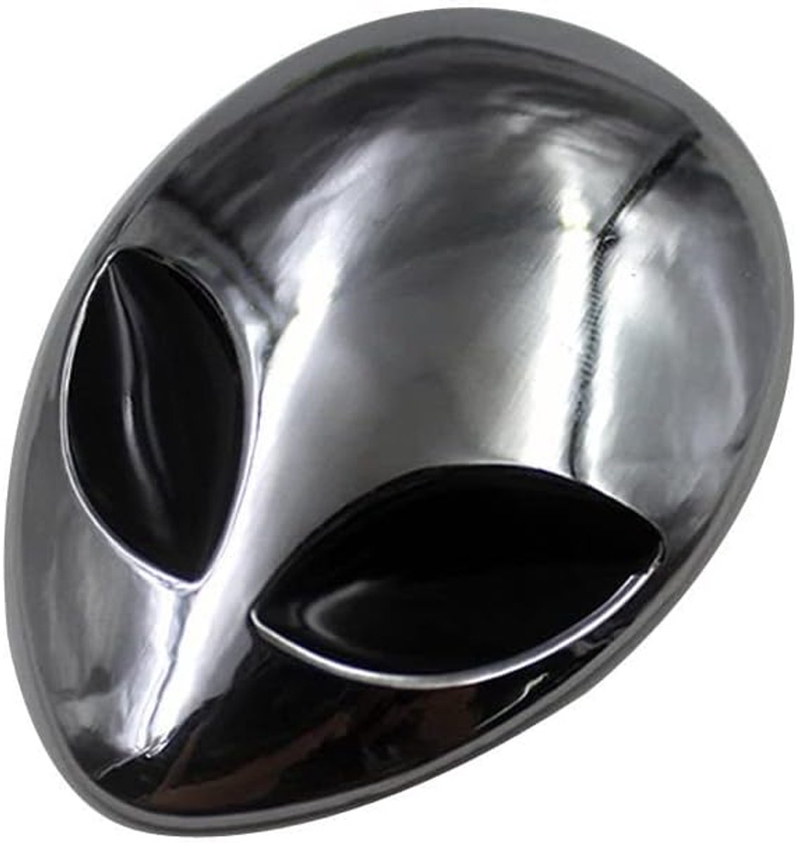 zalati Alien Metalen Sticker Logo 3D Chrome Stereo Body Embleem Staart Stickers Creatieve Grappige Gemodificeerde Metalen Auto Stickers voor Auto Motorfiets