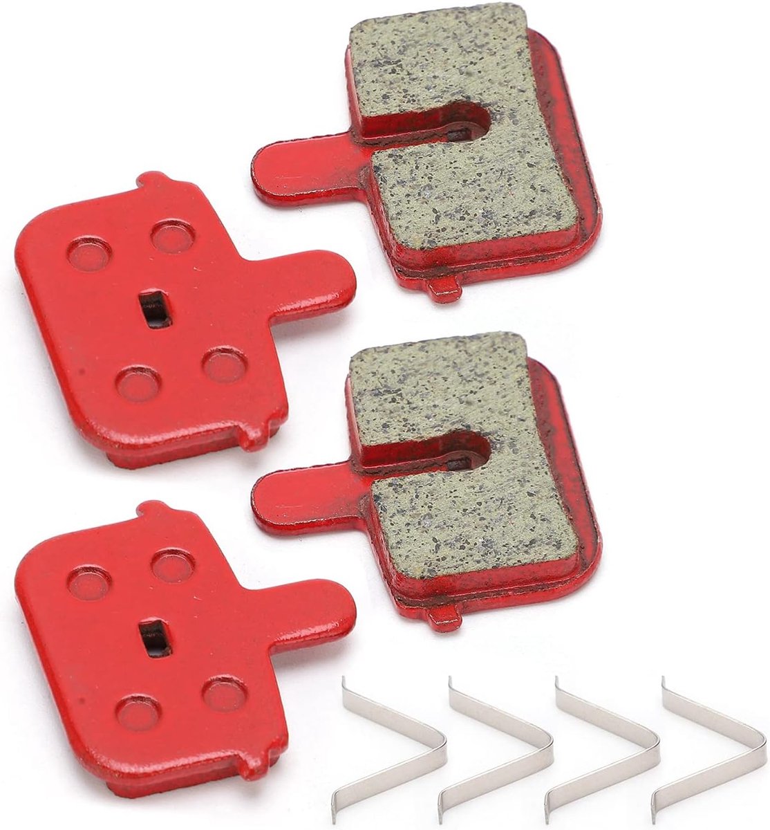 Remblokken - 8 Stuks Schijf Half Metaal Duurzame Hars voor Elektrisch Voertuig Mountainbike