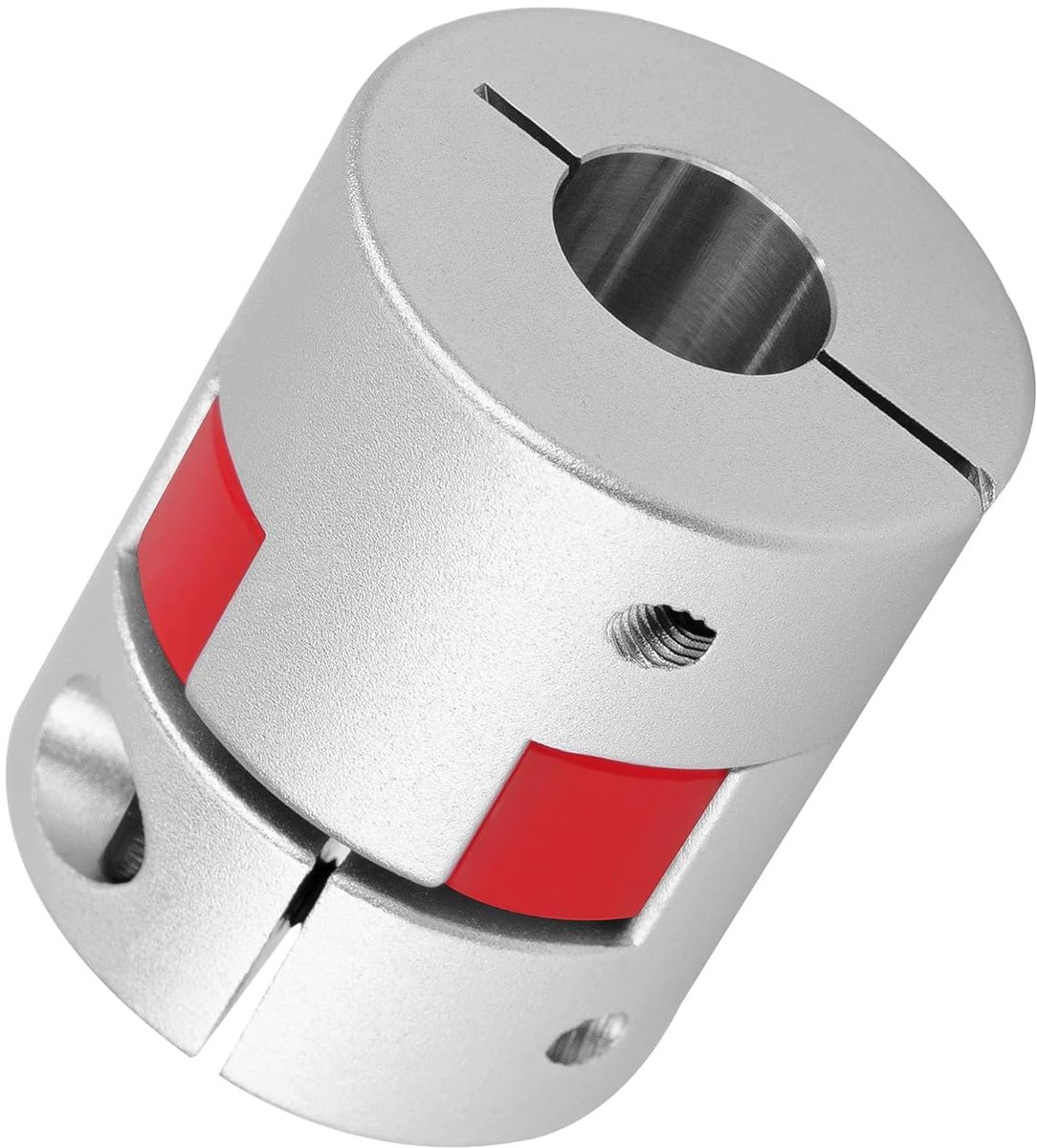 Flexibele koppelingen van aluminium, 8 mm tot 8 mm, pruimenaskoppeling voor 3D-printers, CNC-machine en servomotor (D20 L25)
