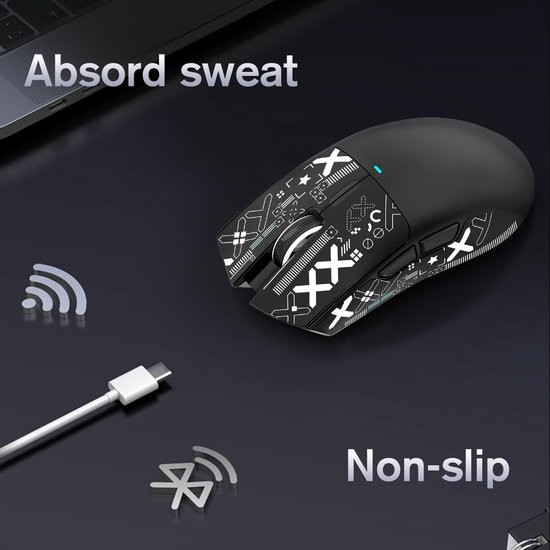 SHARK X11 Antislip griptape voor muis, professionele muizen-upgradeset, zweetbestendig, op maat gesneden, eenvoudig te gebruiken, alleen muisgriptape, muis niet inbegrepen van shark — afbeelding 5