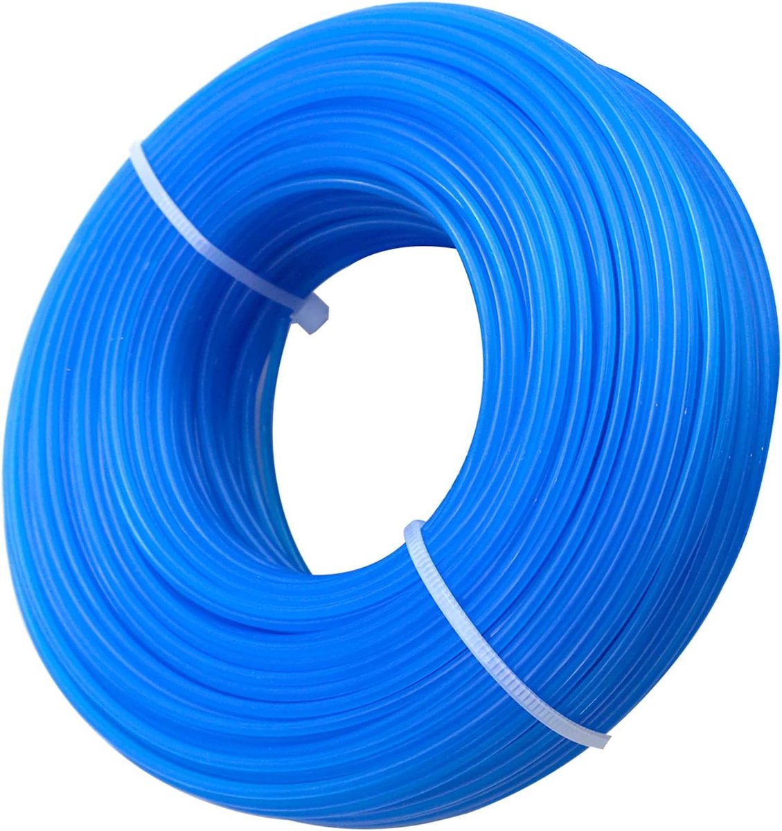 lijn diameter 1,6 mm lengte 100 m nylon rond touw gras onkruid trimmer string lijn voor park tuin tuin veld gazon, blauw