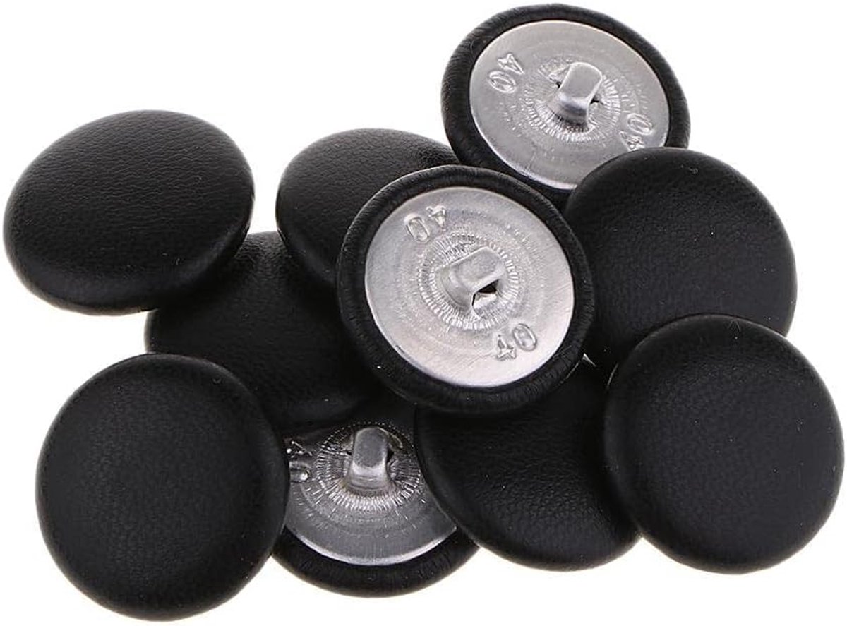 Knopen Voor Ambachten 10x 2.5cm Gemaakt van Pu Ronde Knopen Naaien Handgemaakte Kleding