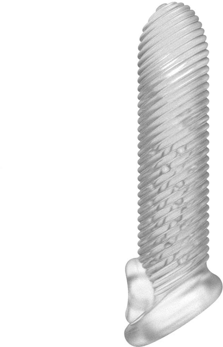 Almighty - Geribbelde penis sleeve 18cm