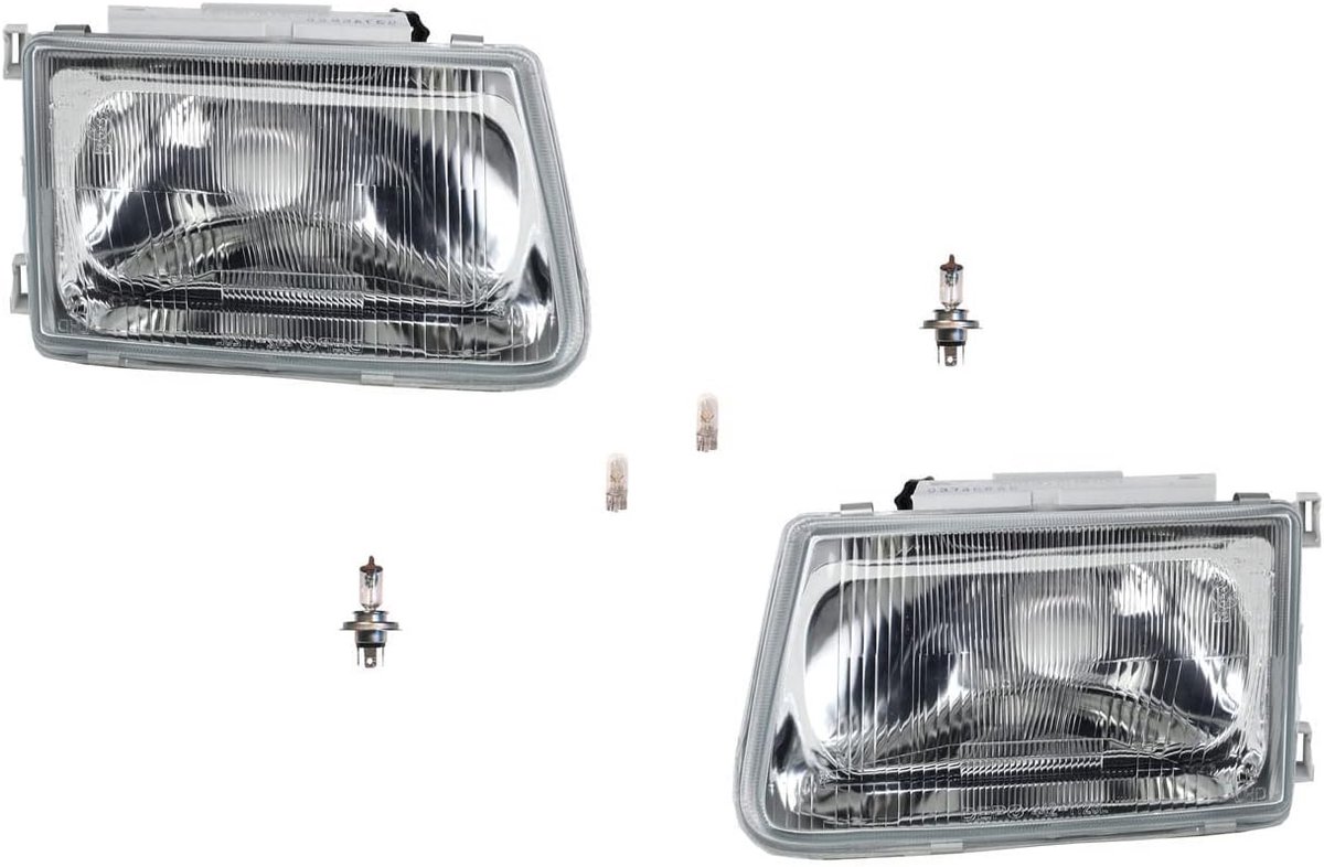 Koplampen Halogeen geschikt voor Opel Corsa A Set met gloeilamp Links Rechts