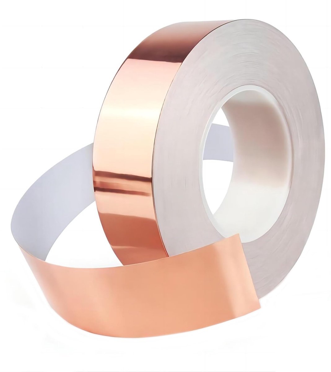 1 Stuk Koperen Plakband, 35mm x 20m, Kopertape Zelfklevend, Enkelzijdig Geleidend, voor Circuits en Elektrische Reparaties