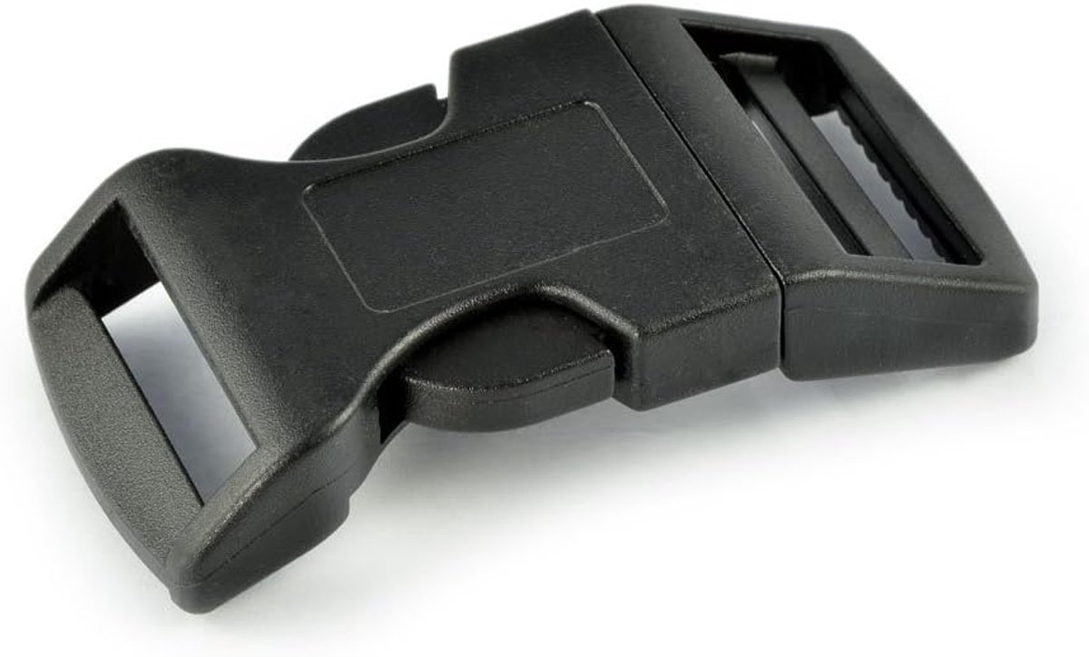 Kliksluiting van kunststof in set, 5/8 inch clipsluiting/steeksluiting voor paracord-armbanden, hondenhalsbanden, rugzak