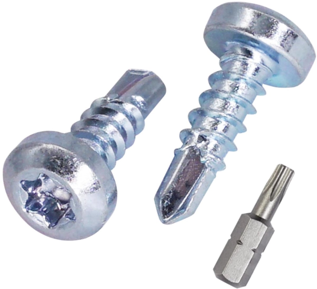 Zelfborende schroeven 3,9 x 13 mm, bolkop, DIN 7504 N verzinkte schroeven, zelftappende schroeven