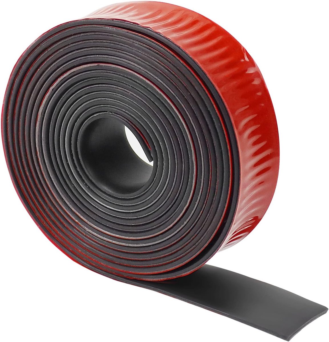 Rubberen strips, zelfklevend, 25 mm (b) x 1,5 mm (d) x 3 m (l) neopreen, rubberen plaat, massief rubberen profiel voor afdichtingen, afdekking, doe-het-zelf, anti-vibratie, antislip