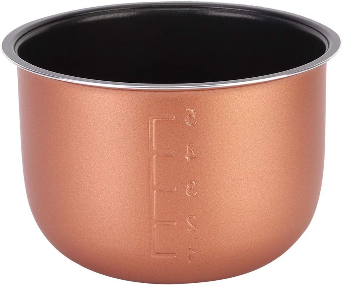 Kookpot binnenlaag 15.8 x 10.3 cm - Aluminium - Beschermende lak - Ideaal voor rijstkoker - SnelShoppen