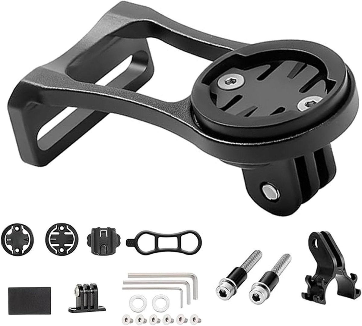 Fietshouder verstelbaar - aluminiumlegering - compatibel met Edge, Elemnt, Bryton, Cateye - ideaal voor racefietsen - SnelShoppen