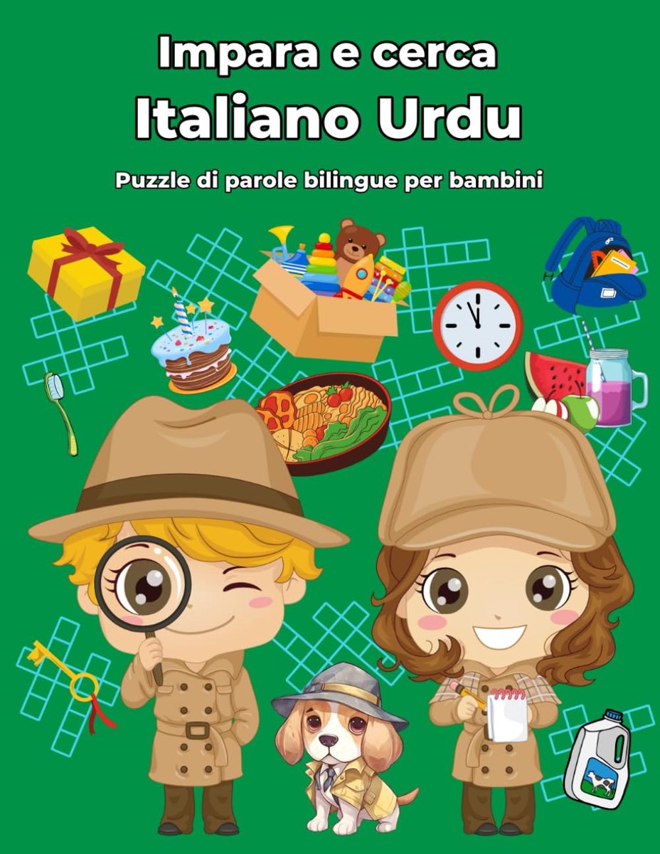 Urdu Puzzle di parole bilingue per bambini: Impara e cerca
