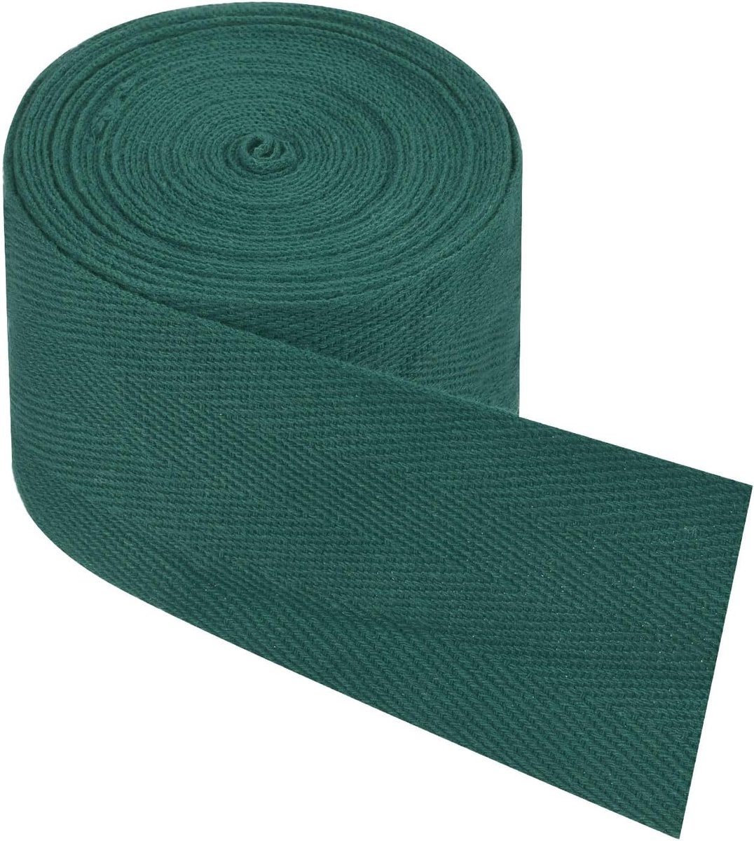 Katoenen keperstof tape 5 meter katoen lint biaisband visgraat singels trim voor naaien geschenkverpakking ambachtelijke doe-het-zelf donkergroen