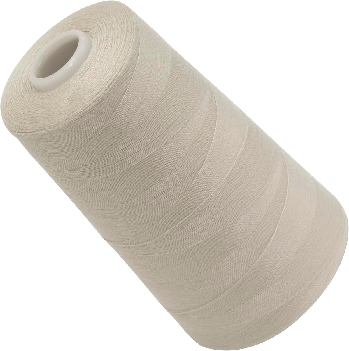 - C72876 - Naaigarenhaspel 120 (40/2) 4000 m - van polyester - confectie, kleinwaren, garen, koord, snoer, naaien, kleding, draad - kleur grijs - licht - beige