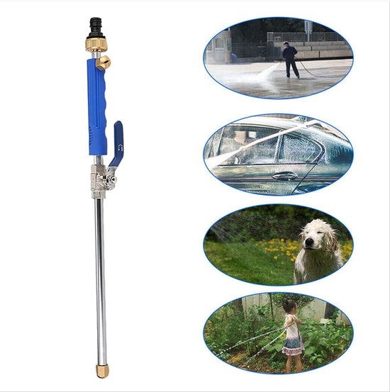 Hogedruk Power Washer Wand Hydro Jet Waterslang Nozzle Sproeisysteem Sproeier Reinigingsgereedschap Auto Universeel — afbeelding 2