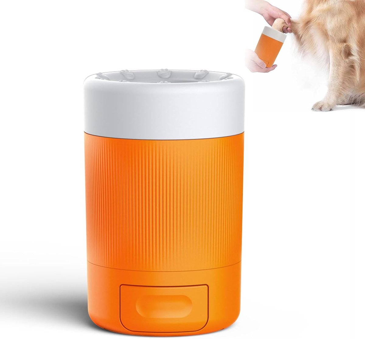 Pootreiniger voor honden, pootreiniger voor honden, 2-in-1 hondenborstel voor badkamer, pedicure en reiniging