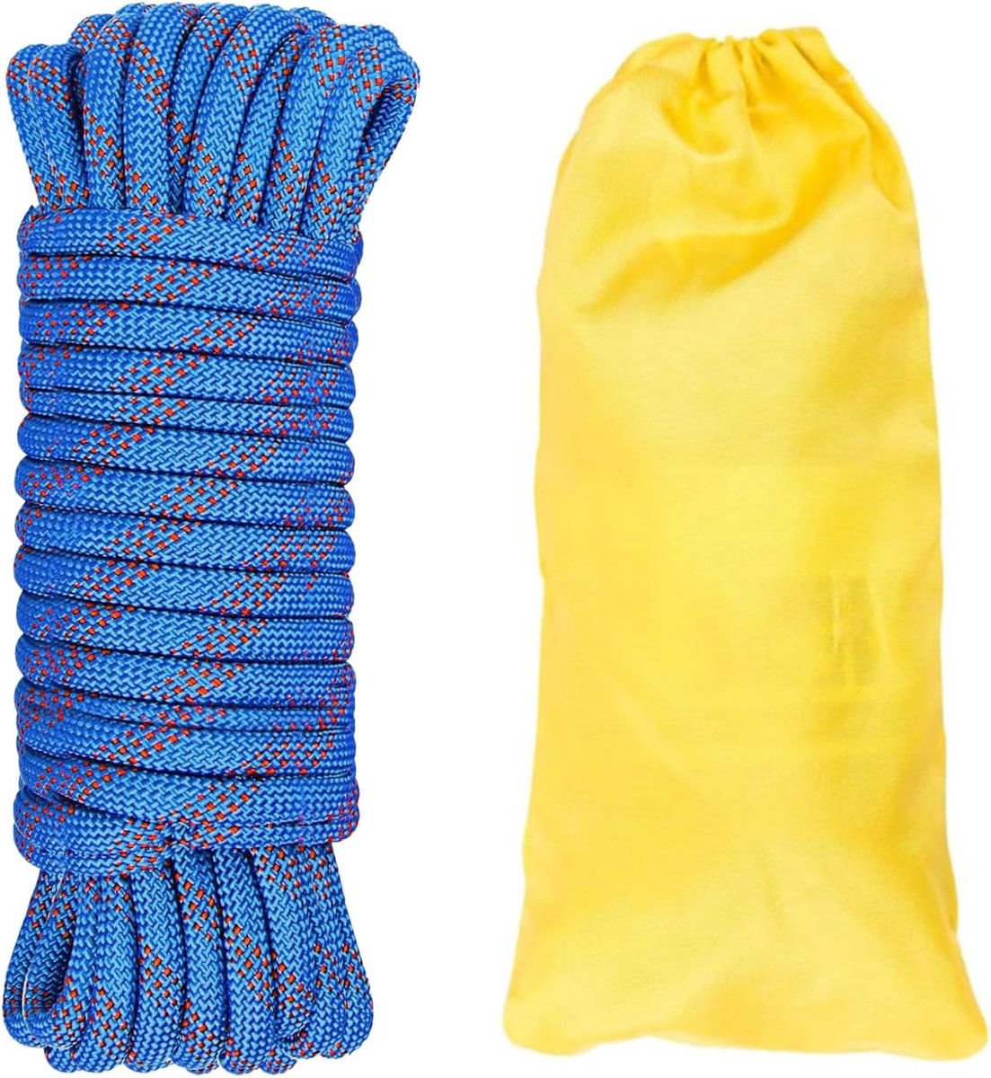 12mm Outdoor Touw Statisch Klimtouw 10m Brandredding Parachutetouw Wandelen Buiten klimmen Sport Kamperen Heeft Een Hoge Draagkracht en Slijtvastheid