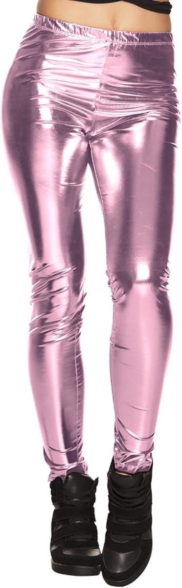 Leggings métalliques brillants