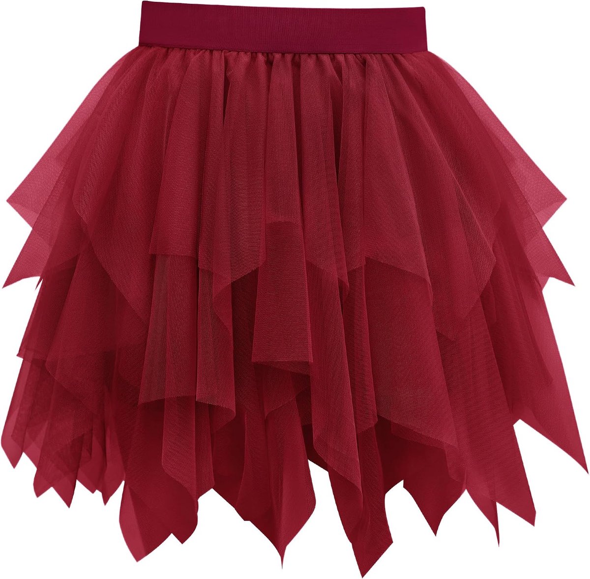 Tulerok voor dames, petticoat, kort, tutu, rok, jaren '50, vintage, ballet, onregelmatige dansrok, baljurk, carnaval, party