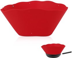 Spatbescherming voor pan, oliebestendige siliconen, spatbescherming, oliespatbescherming, spatbescherming, Frywall, keukenaccessoires voor de keuken