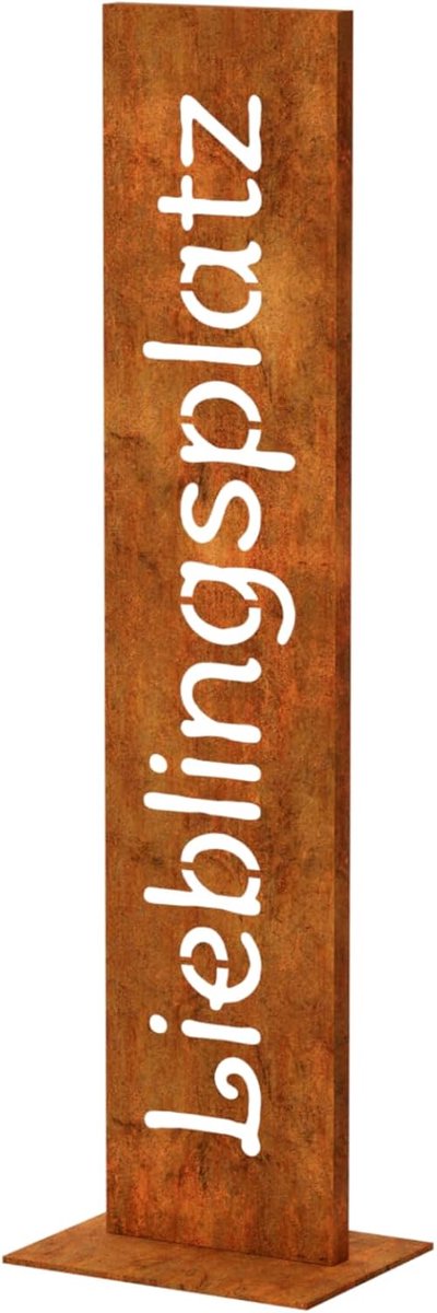 metalen bord voor tuindecoratie, 71 cm, handgemaakt, weerbestendig, metalen bord, stijlvolle decoratie voor huisdeur, tuin, terras, bruiloft