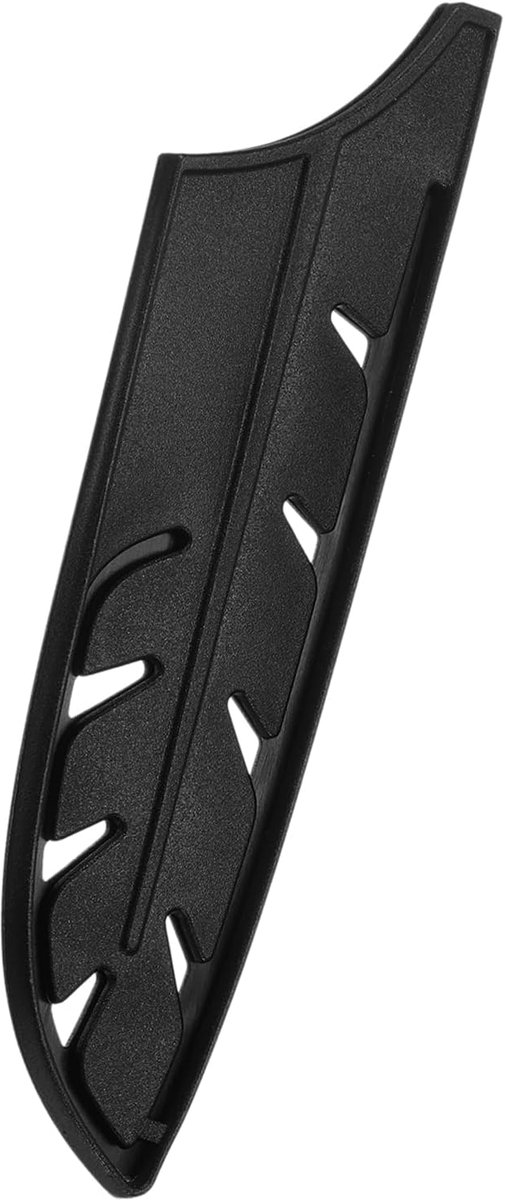 Mes Beschermende Schade Universele Blade Protector Voor 5" Santoku Knife Blade Cover Voor Keuken, Zwart