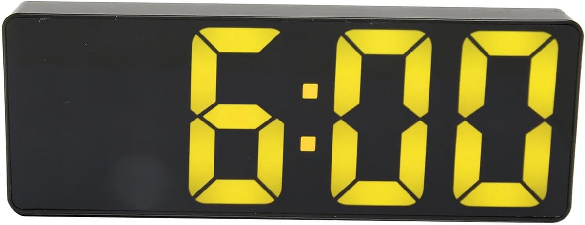 Kleine Digitale Klok, USB/batterij -aangedreven LED -bureauklok voor Bureau, Slaapkamer, Woonkamer, Kantoor, Temp -display