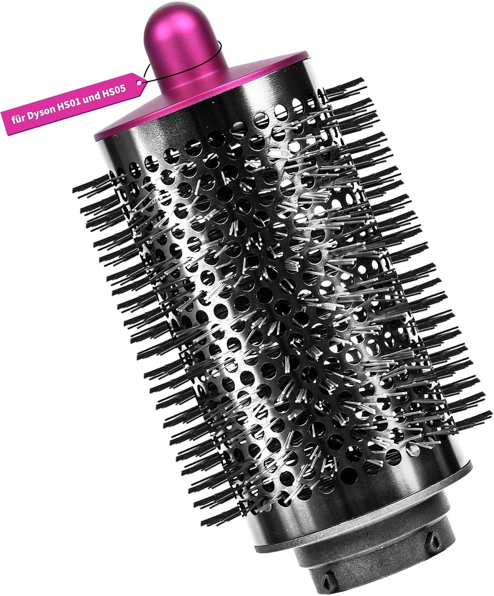 ronde volumeborstel voor Dyson Airwrap HS01-05, volumeopzetborstel voor slap en plat haar, rosé