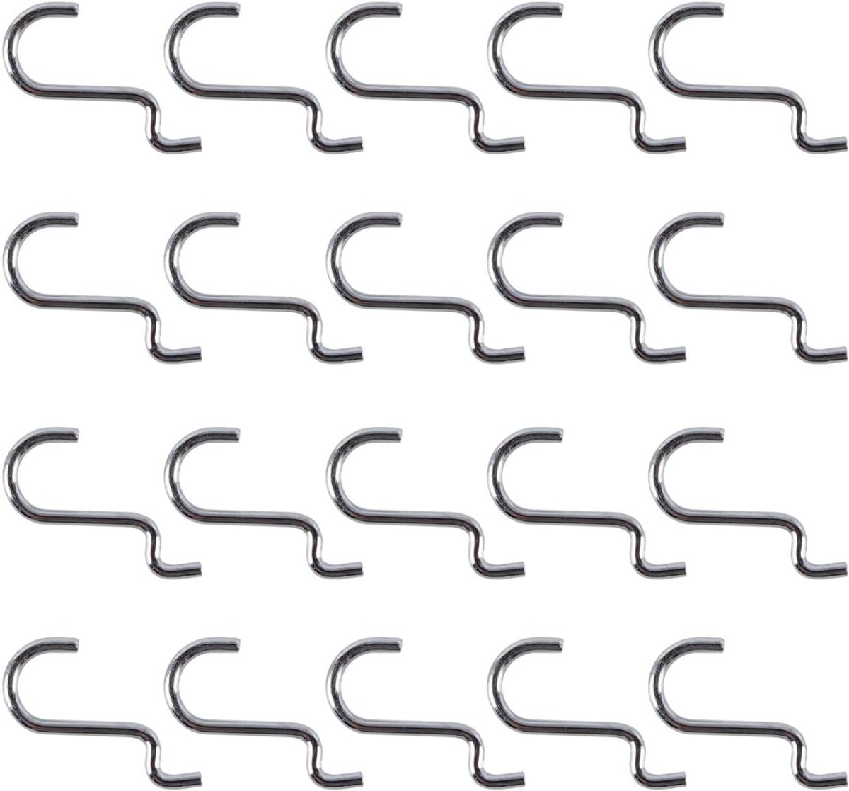 Haken zilveren ijzeren haken 31x35mm 3,47g voor het ophangen en organiseren van geperforeerde borden