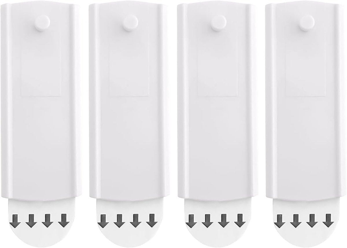 4 stuks fotohaken met strips | Fotolijststrips zonder spijkers | Muurstickers om foto's op te hangen | Fotolijsthaken zonder spijkers | Verwijderbare plakstrips