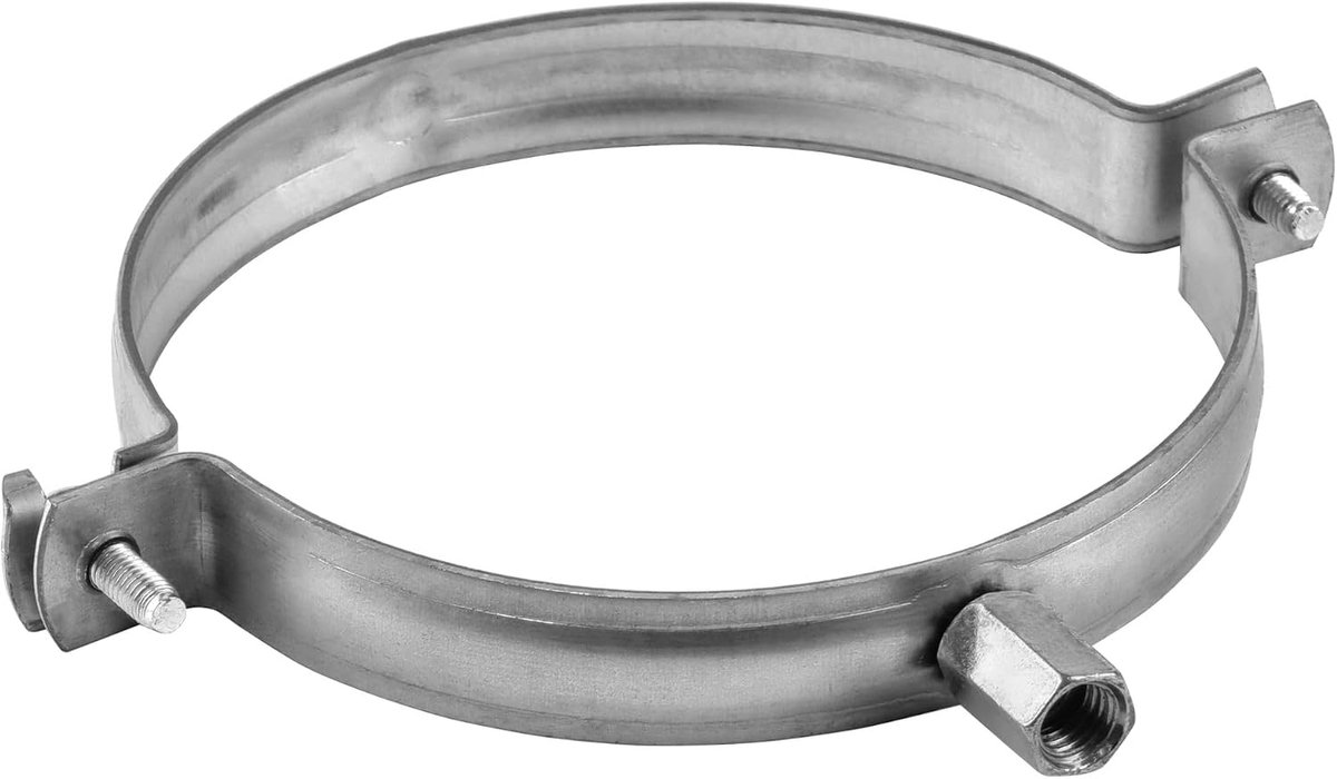 12,7 cm slanghouder - montagebeugel van verzinkt staal - slangklem met M8/M10 schroefdraad - metalen steunbeugels voor HVAC-systeem
