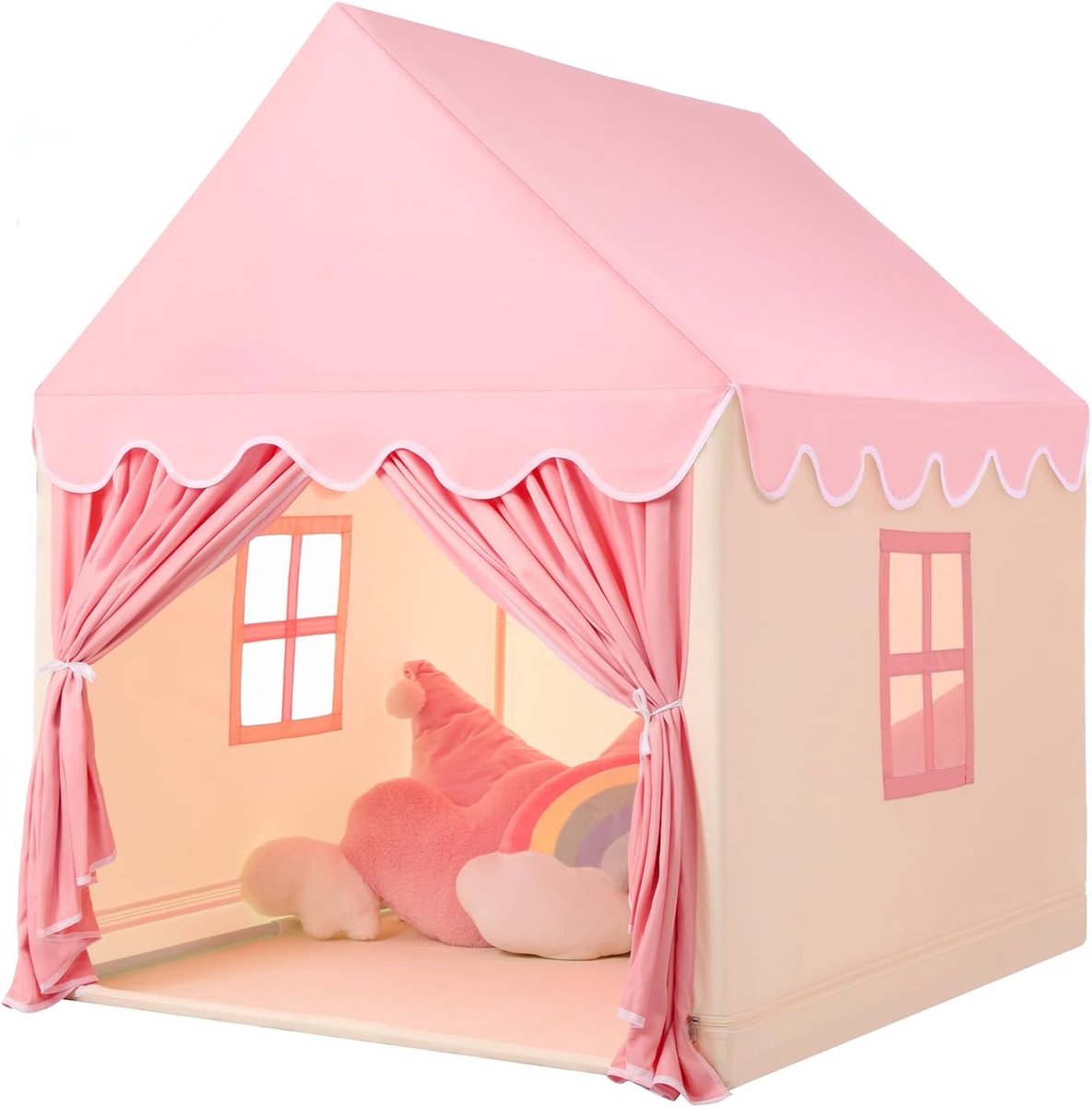 Speeltent voor Binnen & Buiten: Draagbare Tipi - Speelhuis Geschikt Voor Meisjes en Jongens - Ideaal als Verjaardags- of Kerstcadeau vanaf 3 Jaar